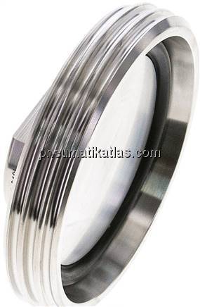 Blindgewindestutzen (Milchgewinde) Rd 78 x 1/6", 1.4404