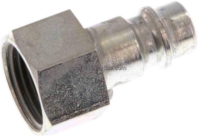 Kupplungsstecker (NW7,2) G 3/8"(IG), Stahl gehärtet & verzinkt