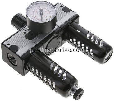 MULTIFIX Wartungseinheit (1), 3-tlg., G 3/8", 0,5 - 10 bar