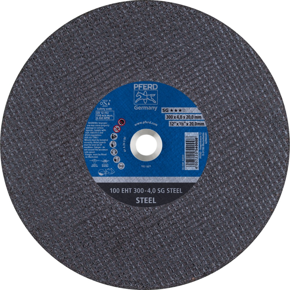 Trennscheiben 100 EHT 300-4,0 SG STEEL/20,0