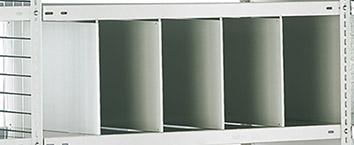 Stecktrennblech T300xH400 mm KH 40 mm für Fachboden 250-330kg gr. SCHULTE Lagertechnik