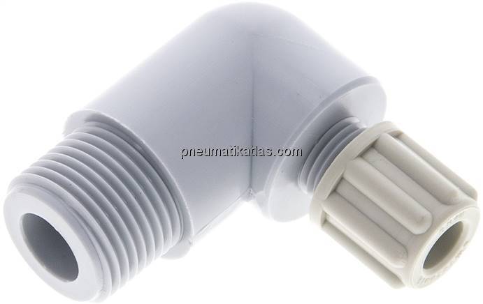 Winkel-Verschraubung G 3/8"-6x4mm, PA