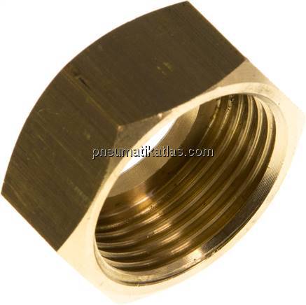 Überwurfmutter Messing, G 3/4", 13 mm