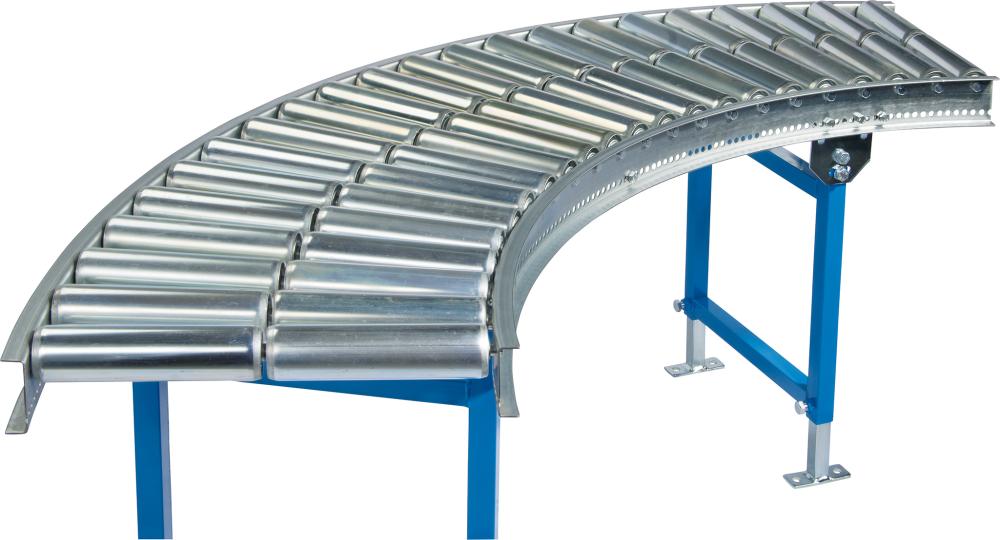 Leichtrollenbahn B 600 mmW=90°/B=600mm/T=125mm Blume Förderanlagen