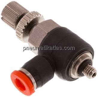 Mini-Winkel-Drosselrückschlagventile M 3-3mm