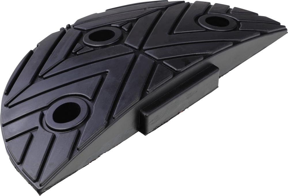 Fahrbahnschwelle Anfangsstück schwarz B250xT420xH70 mm