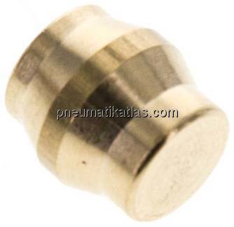 Verschlussstopfen f. Klemmringverschraub. 8mm, Messing