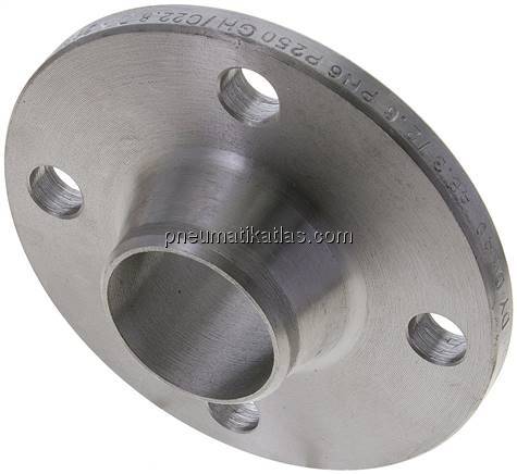 Vorschweißflansch DN40-PN6 (DIN/EN), DIN 2631 & EN 1092-1 (Typ 11), 48,3mm, Stah