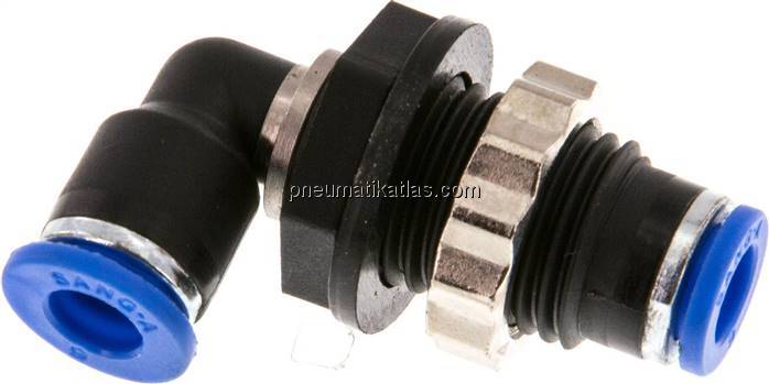 Winkel-Schott-Steckanschluss 6mm, IQS-Standard