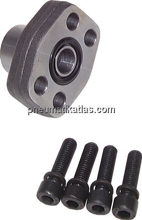 Exemplarische Darstellung: SAE-Flansch mit Innenge