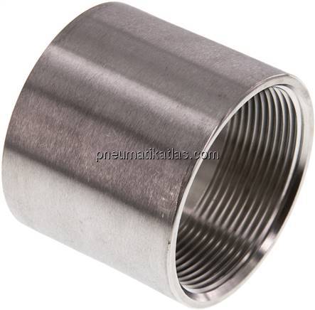 Rundmuffe NPT 2"-NPT 2", 1.4408