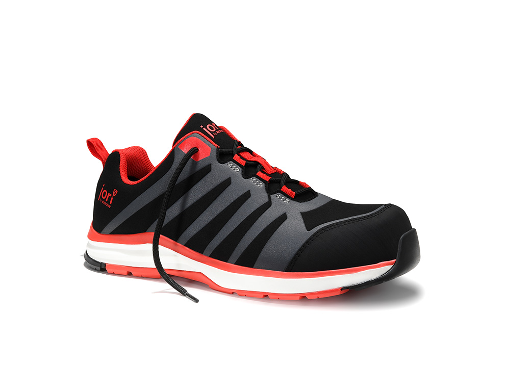 Sicherheitshalbschuh jo_RAPID black-red Low ESD S3