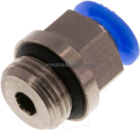 Gerader Steckanschluss G 1/8"-4mm, IQS-Mini