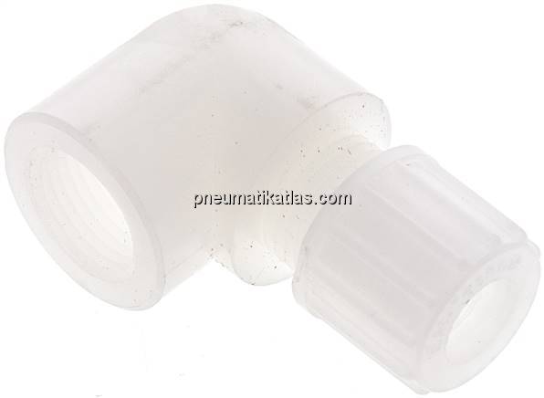 Winkel-Aufschraubverschraubung G 3/8"-10x8mm, PVDF