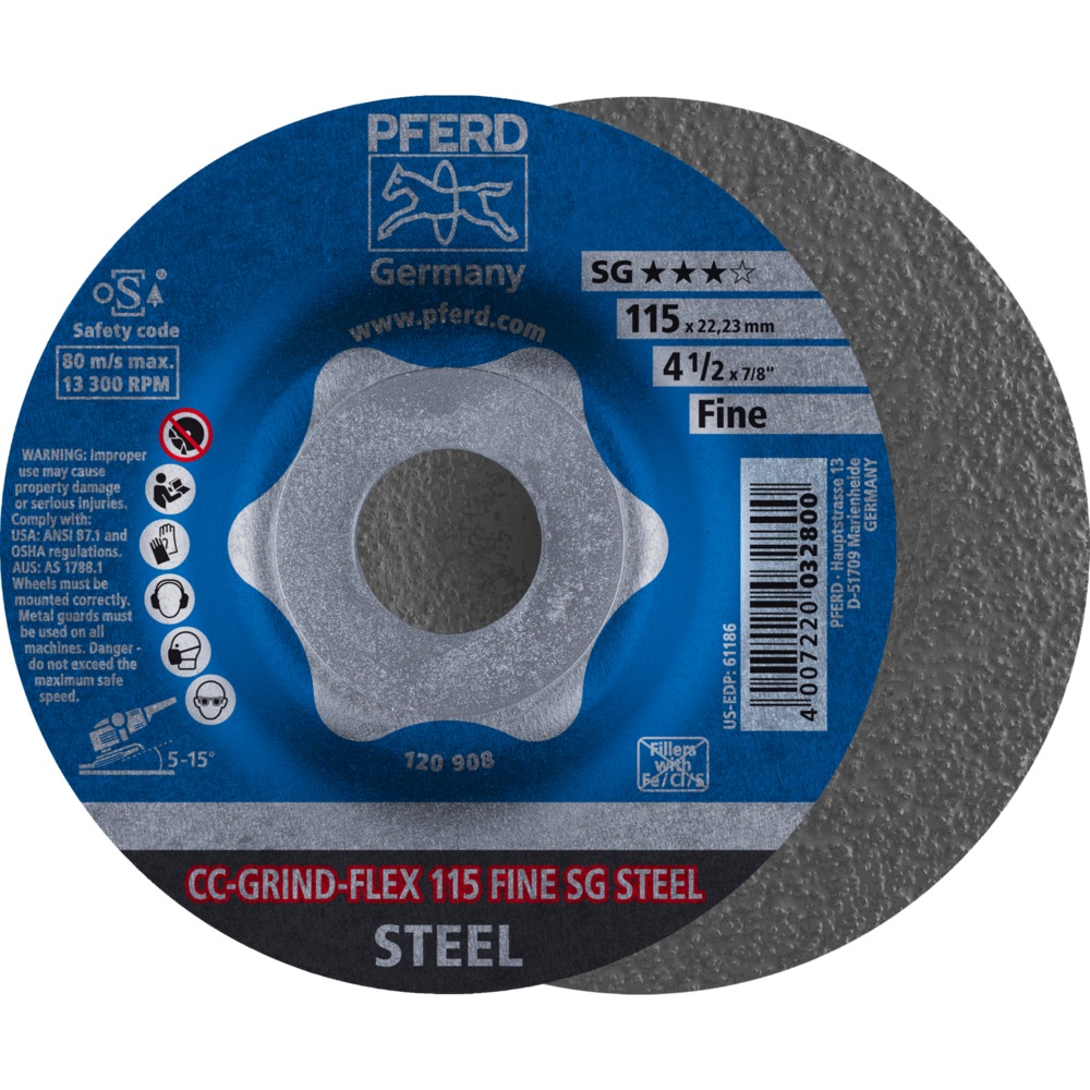 CC-GRIND (inkl. SOLID, FLEX, STRONG) CC-GRIND-FLEX 115 SG STEEL FINE
