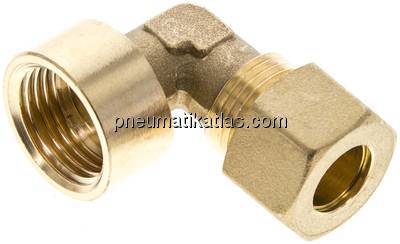 Winkel-Aufschraub-Klemmringverschr. G 1/2"-12 (M18x1,5)mm, Messing