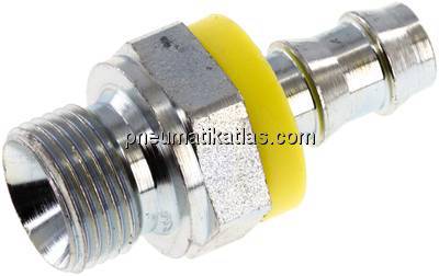 Steckanschluss G 3/8" AG (60° Konus), 9,5mm GSP-Schlauch