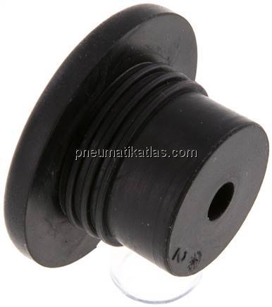 Elastomer-Rohrdurchführung für 6 mm Rohr