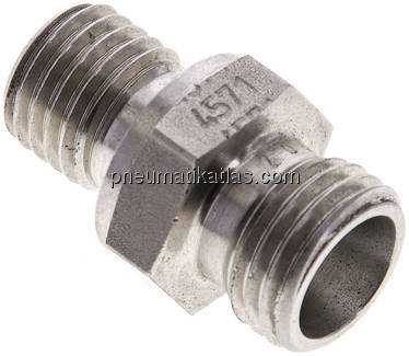 Gerade Schneidringverschr. M 12x1,5-8 L (M14x1,5), ohne Mutter & Schneidring, 1.