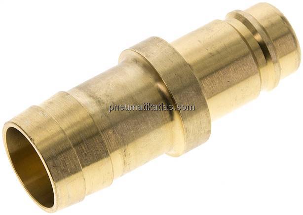 Kupplungsstecker (NW15) 25 (1")mm Schlauch, Messing
