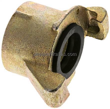 Sandstrahlkupplung Temperguss verzinkt, G 1-1/2" (IG)