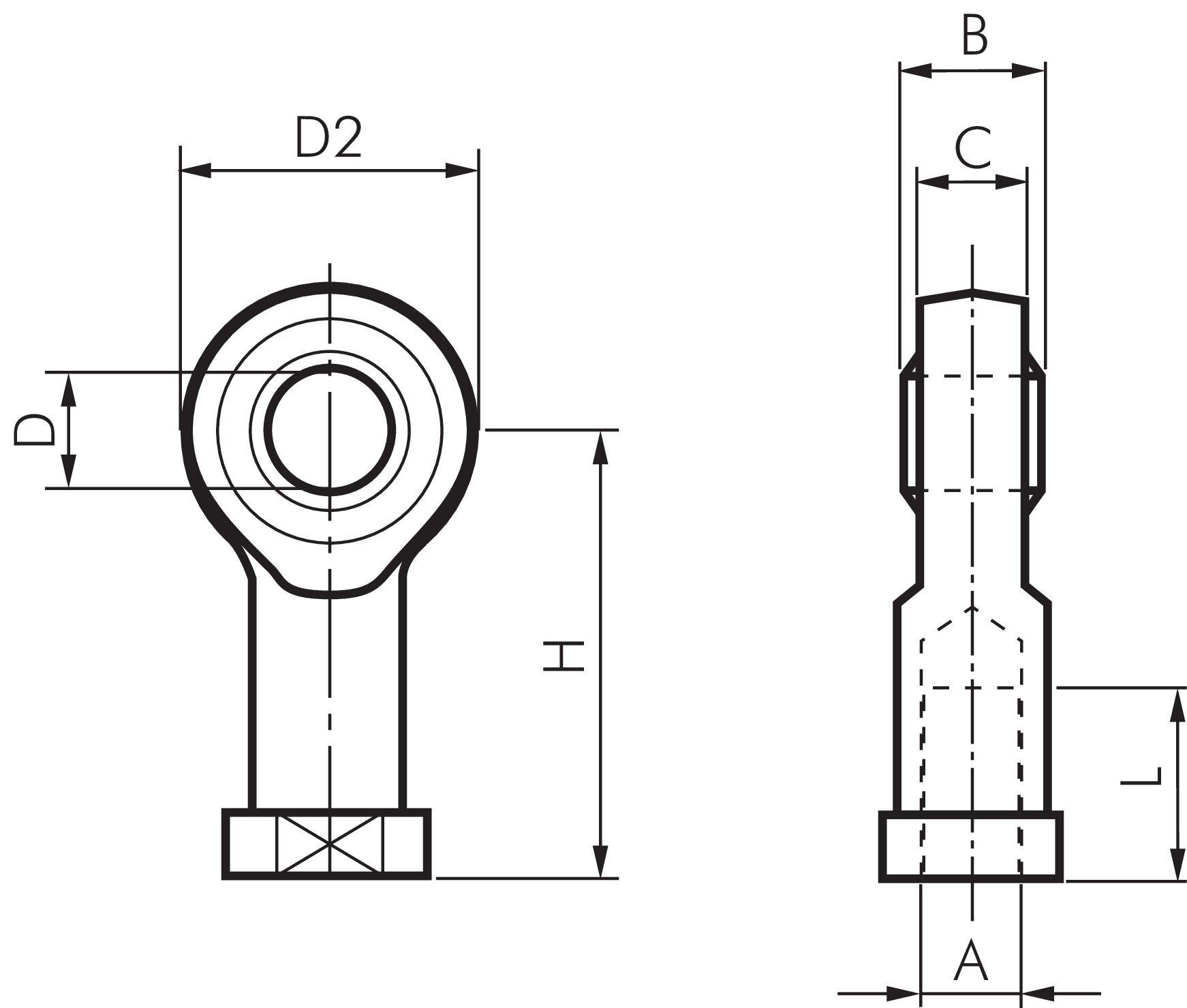 Zeichnung: Gelenkkopf