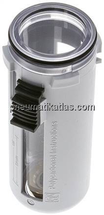 FUTURA Kunststoffbehälter mit Schutzkorb für Öler