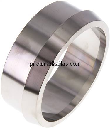 Kegelstutzen (Milchgewinde) 121mm Kegel-114,3mm, 1.4301