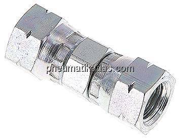 Gerader Verbinder JIC, UNF 7/16"-20-UNF 7/16"-20