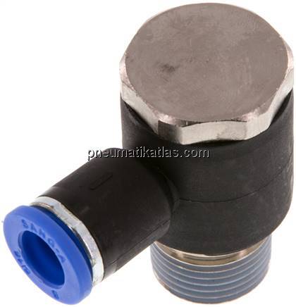Winkel-Steckanschluss R 3/8"-8mm, IQS-Standard
