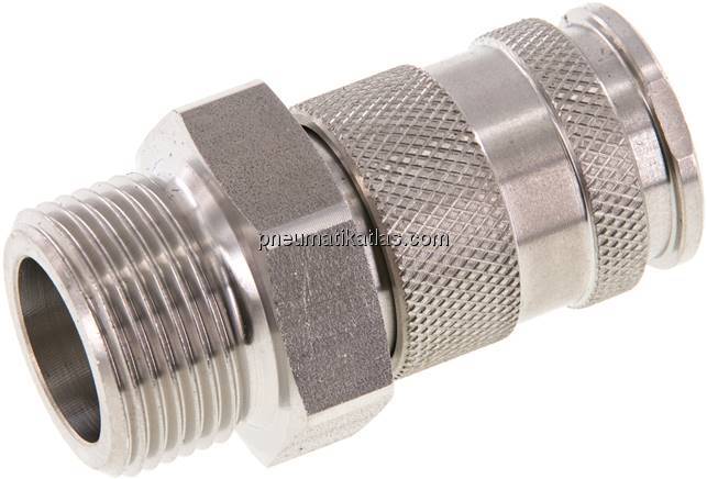 Kupplungsdose (NW10) G 3/4"(AG), Edelstahl