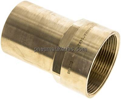 Pressfitting, Übergangsmuffennippel 54mm außen/Rp 2" IG