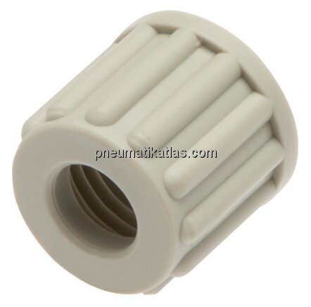 Exemplarische Darstellung: Rändelmutter, Kunststof