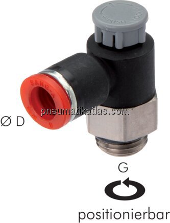 Exemplarische Darstellung: Drosselrückschlagventil