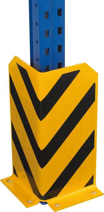 Rammschutz L-Form Höhe 400 mm schwarz/gelb SCHULTE Lagertechnik