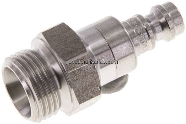 Kupplungsstecker (NW5) G 3/8"(AG), Edelstahl