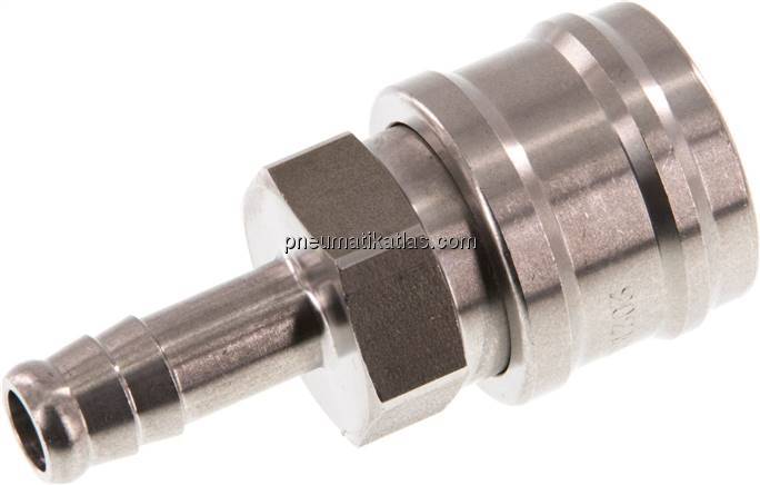 Kupplungsdose (NW7,2) 9 (3/8")mm Schlauch, Edelstahl