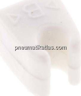 Rohrbefestigungsclip (1-fach) für 6mm Rohr