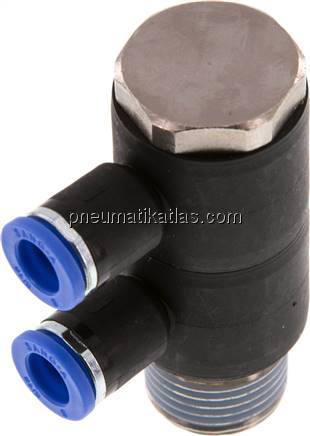 Steck-Mehrfachverteiler, 2-fach R 1/2"-8mm, IQS-Standard