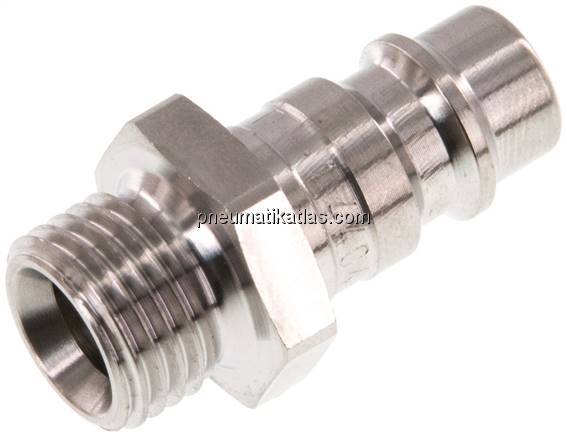 Kupplungsstecker (NW7,2) G 1/4"(AG), 1.4404