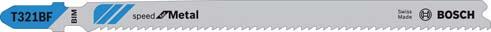 Stichsägeblatt T 321 BF Bosch VE à 5 Stück Speed for Metal