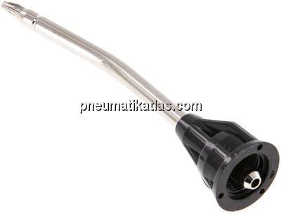 CEJN Verlängerungsrohr (90 mm, gebogen), Lärmschutzdüse,