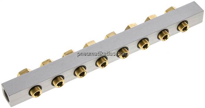 P-Leiste inkl. Hohlschrauben und Dichtungen für Ventilbaureihe M04 / P04