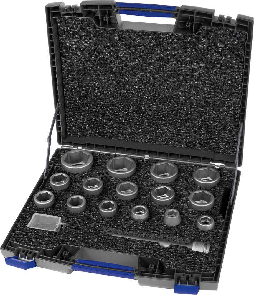 Kraft- Steckschlüssel-Satz 3/4" 20-teilig ASW
