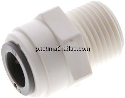 Gerader Steckanschluss NPT 3/8"-3/8" (9,52 mm), IQS-LE (EPDM-Dichtung)