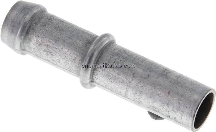 Schlauchnippel Rohr 12, Schl. 11 - 12mm, Stahl verzinkt