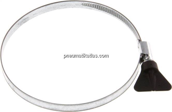 9mm Schlauchschelle 90 - 110mm, Stahl verzinkt (W1) (NORMA)