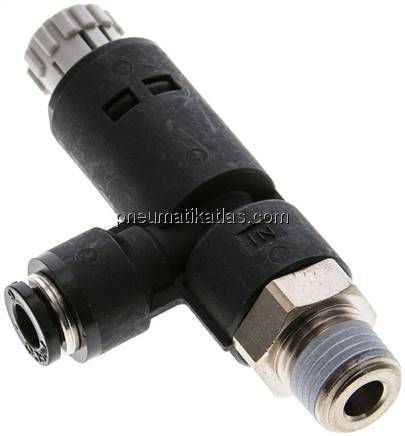 Druckregler R 1/4"-6mm, ohne Manometer, IQS-Standard