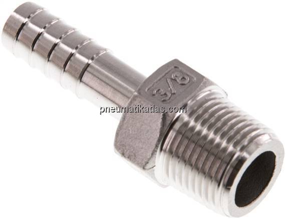 Gewindetülle R 3/8"-9 (3/8")mm, 1.4408