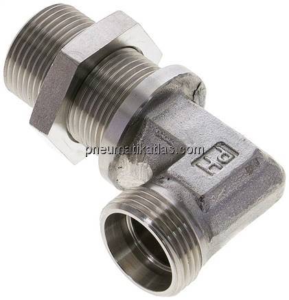 Winkel-Schott-Schneidringverschr. 22 L (M30x2), ohne Mutter & Schneidring, 1.457